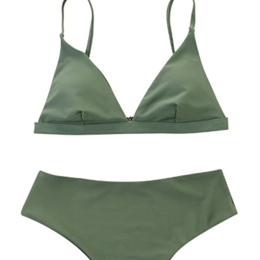 Army Green 2 Piece Bikini